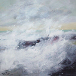 Print of Stormy Sea by John Nelson